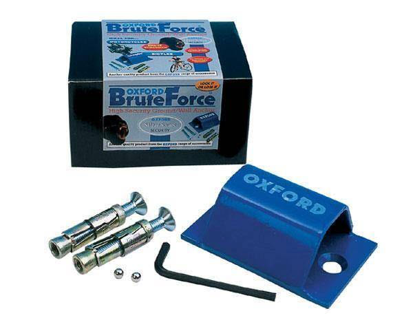 Oxford Brute Force Ground Anchor - SOLD SECURE SILVER FOR PEDAL CYCLES - 15% OFF RRP
